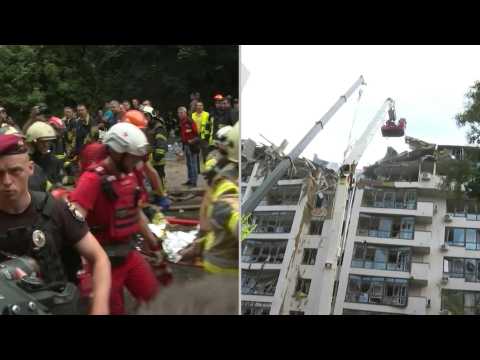 Russia strikes Kyiv residential neighbourhood ahead of G7 summit