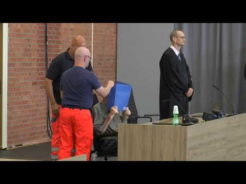Former Nazi camp guard, 101, gets five-year sentence: arrival in court