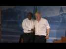 G7: Bilateral meeting between Boris Johnson and Cyril Ramaphosa
