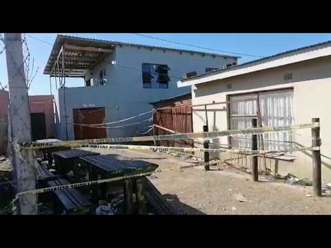 South Africa: police attend the scene after msyterious deaths of 21 teens in bar