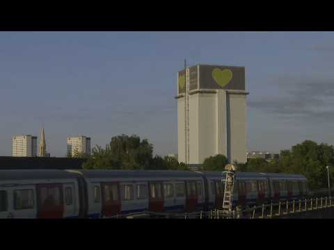 London: Images of Grenfell Tower as city marks five years after fire tragedy