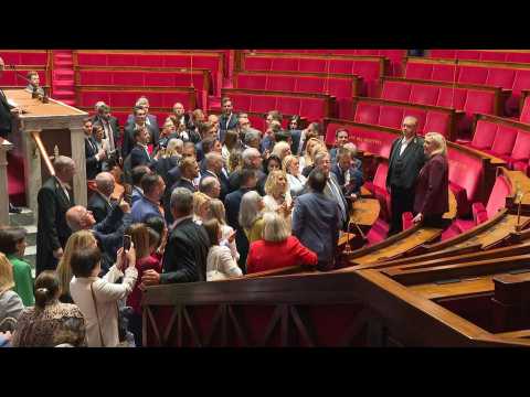 National Assembly: National Rally deputies in the hemicycle