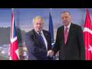 Boris Johnson and Recep Tayyip Erdogan meet at NATO summit in Madrid