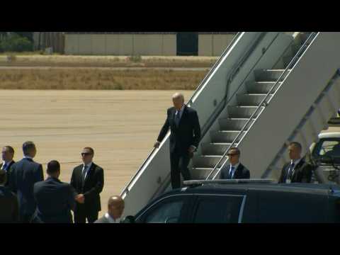 US President Joe Biden arrives in Spain for Madrid NATO summit