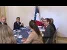 French PM Borne chairs videoconference on Covid-19 health situation
