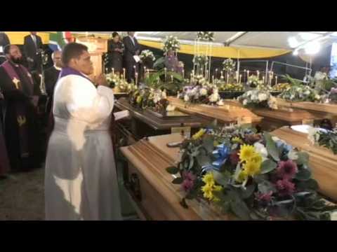 Memorial service held for victims of South Africa tavern tragedy