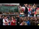 Fans arrive at stadium ahead of Women's Euro opener