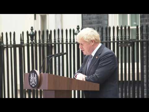 Boris Johnson steps down as Conservative leader