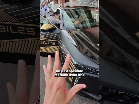 Premier tour en DS N°8 à Monaco… quelle sensation !  #DS  #voiture  #monaco  #shorts