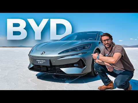 BYD lance en EUROPE une voiture électrique IMPRESSIONNANTE et on a roulé avec : la DENZA Z9 GT