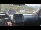 Images of the road into Stepanakert (Khankendi) in Nagorno-Karabakh