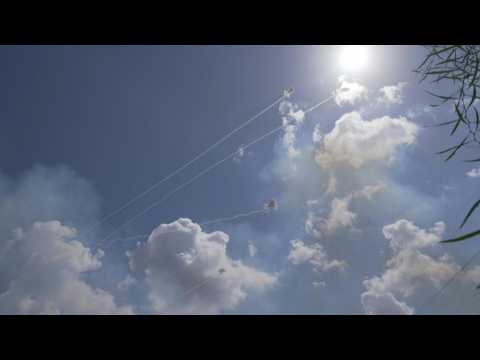 Rockets from Gaza intercepted above Israel's Sderot