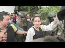 Ecuador's candidate Luisa Gonzalez votes in presidential runoff