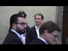 Former Austrian chancellor Kurz appears in court for false testimony trial