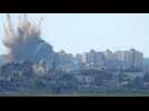 Strike seen on northern Gaza from Sderot