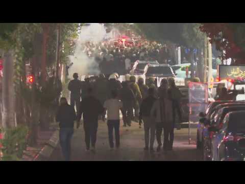 Protesters and Palestinian forces clash in West Bank (2)