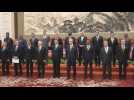 Foreign leaders pose during family photo ahead of Belt and Road forum in Beijing