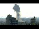Smoke billows following strike on Rafah in southern Gaza