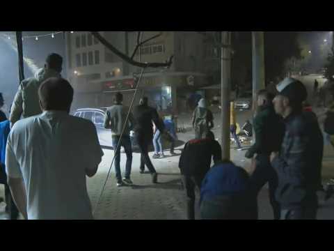 Protesters and Palestinian forces clash in West Bank