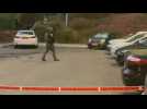 Israeli forces guard site of rocket impact near the Lebanon border