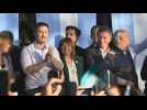 Argentine presidential candidate Bullrich arrives at campaign closing rally