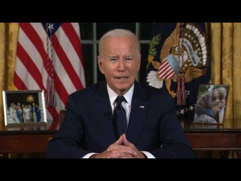 Hamas and Putin 'both want to annihilate a neighboring democracy': Biden