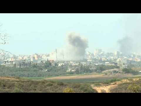 Israel air strikes hit northern Gaza