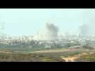 Israel air strikes hit northern Gaza