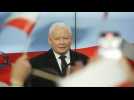 Poland's Law and Justice party react to parliamentary elections preliminary results