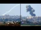 Exchange of Israeli strikes and Hamas rockets in Gaza