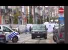 Site where Brussels 'terrorist' assailant shot by police