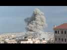 Smoke billows after Israeli strike on Rafah in southern Gaza Strip