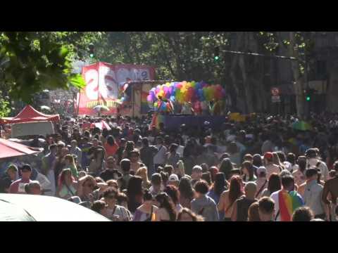 Thousands take part in annual LGBTQ+ pride march in Buenos Aires