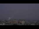 Rockets fired from Rafah, flares in Gaza City