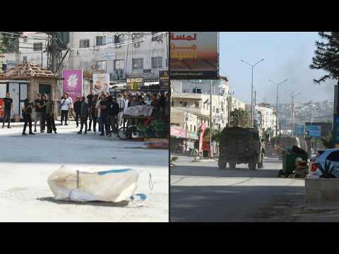 Palestinian gunmen fire at Israeli forces in West Bank's Jenin