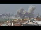 Israeli tank fires and smoke rises over northern Gaza