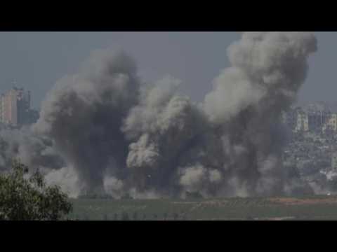 Israeli strikes continue on northern Gaza Strip