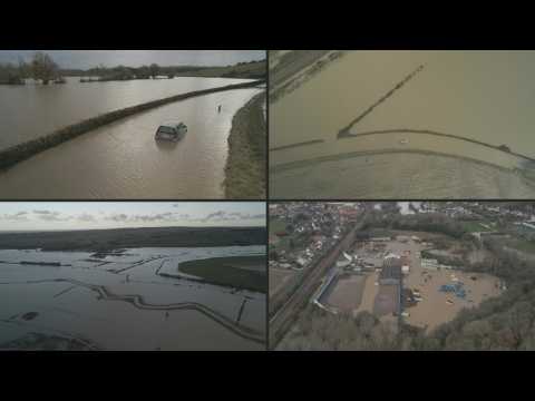 Flooding hits northern France after heavy showers