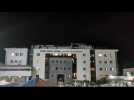 Explosions are heard close to Gaza City's biggest hospital al-Shifa