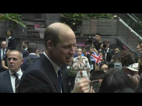 Prince William arrives in Singapore ahead of 2023 Earthshot Prize