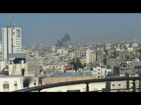 Israeli air strike on Gaza Strip