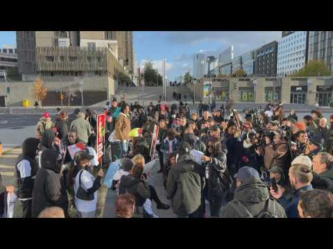French demonstrators protest release of police officer accused in teen's death