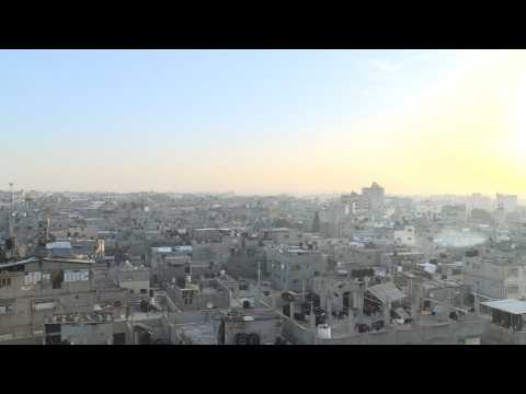 Sun rises over Rafah before four-day truce in Israel-Hamas war takes effect