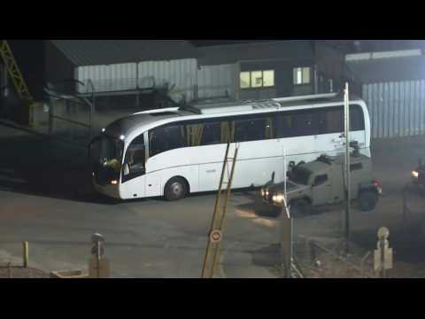 Palestinian prisoners released from prison under truce agreement