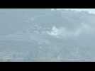 Smoke billows after strikes along Lebanon's southern border with Israel