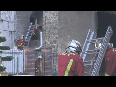 Three killed in fire near Paris