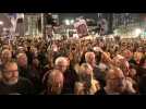 Rally in Tel Aviv to mark 50 days of hostage held capital in Gaza