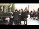 President elect Milei arrives to hotel after meeting with Fernandez