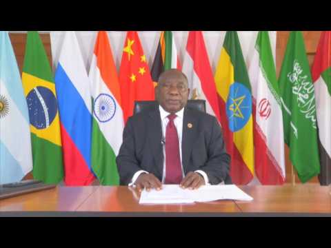 South Africa accuses Israel of war crimes and 'genocide' at BRICS summit