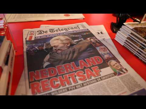 Far-right Wilders splashed across Dutch front pages after election result